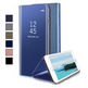 Funda Espejo Tipo Libro Para iPhone 7/8 Azul
