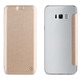 Funda Folio Dorada parte Trasera Transparente Samsung Galaxy S8 Muvit