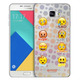 Funda TPU Transparente Crazy, Sad - Samsung Galaxy A3 2017 Emoji