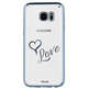 Funda TPU Transparente Love Samsung Galaxy S7 Edge Words