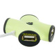 4-Port High Speed USB 2.0 Hub (Verde)