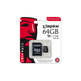 Kingston MicroSDXC 64Gb uhs-i Clase 10 + Adaptador SD