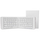 Leotec Teclado Mini Bluetooth Plegable con Batería Blanco