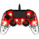 Mando Nacon Compact Wired Illuminated Red Oficial PS4