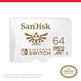 Memoria MicroSDXC 64GB Sandisk Switch