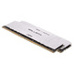 Memoria RAM Crucial Ballistix 16GB (2x8) DDR4 2666 MHz Blanco