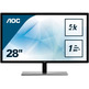 Monitor AOC U2879VF 28'' 4K Negro/Plata