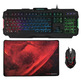 Pack Mars Gaming MCP118 (Teclado+Ratón+Alfombrilla)