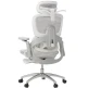 Powerbasic Silla Ergonómica Gris Elvas