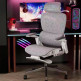 Powerbasic Silla Ergonómica Gris Elvas