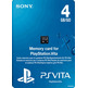 Tarjeta de memoria PSVita 4 GB