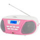 Radio CD Aiwa Boombox BBTU-300PK Rosa