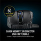 Ratón Corsair Dark Core RGB RF Wireless+Bluetooth Óptico 18000DPI