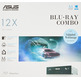 Regrabadora Interna Asus BC-12D2HT Grabadora DVD/Lector Blu-Ray Negro