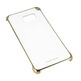 Carcasa Clear Cover Oro Samsung Galaxy S6 Edge Plus