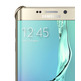 Carcasa Clear Cover Oro Samsung Galaxy S6 Edge Plus