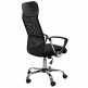 Silla de Oficina Powergaming Powerbasics Mesh Negro - Respaldo Reclinable