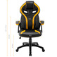 Silla Gamer  Mars Gaming MGC118 Color Negro-Amarillo