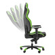 Silla Sparco Gaming Grip - Negra / Verde