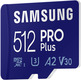Tarjeta de Memoria Samsung Pro Plus 2021 512GB MicroSD XC Clase 10