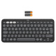 Teclado Bluetooh Logitech Pebble Keys 2 K380S Grafito
