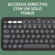 Teclado Bluetooh Logitech Pebble Keys 2 K380S Grafito