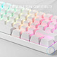 Teclado Gaming Mecánico Mars Gaming MKMINIWBES/ Switch Azul/ Blanco