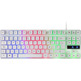 Teclado Gaming Semimecánico Mars Gaming MK02 Blanco