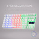 Teclado Gaming Semimecánico Mars Gaming MK02 Blanco