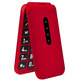Teléfono Móvil Telefunken S740 para Personas Mayores Rojo