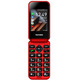 Teléfono Móvil Telefunken S740 para Personas Mayores Rojo