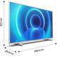 Televisor Philips 70PUS7555 70" Ultra HD 4K/ Smart TV/WiFi Plata