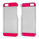 Carcasa Transparente Plastic Case para iPhone 5/5S Rojo