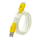 Cable de carga luminoso para Galaxy Note 3 Amarillo