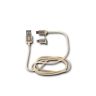 CABLE DATOS Y CARGA METAL KSIX 2 EN 1 MICRO USB CON ADAPTADOR LIGHTNING METALIZADO Oro                                                                                                                                                                         