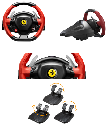 Volant de course édition Ferrari 458 Spider de Thrustmaster pour Xbox Series  X, S et Xbox One