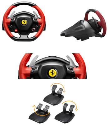 Volante de Carreras Ferrari 458 Spider Thrustmaster para Xbox One