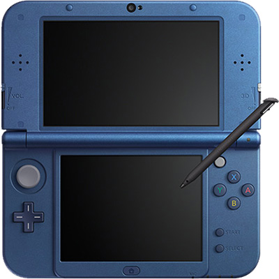 Centelleo zapatilla Contemporáneo New Nintendo 3DS XL Azul - DiscoAzul.com