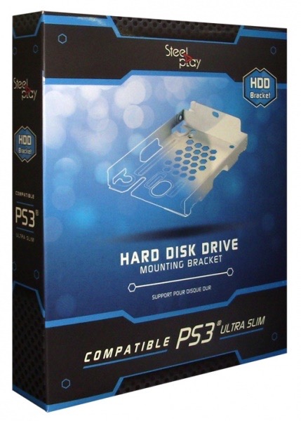 Soporte de Montaje HDD para Unidad de Disco Duro Super Slim de Playstation 3 para PS3 Adaptador de Soporte de Disco Duro HDD de 2,5con Tornillos para Sony PS3 CECH-400X 
