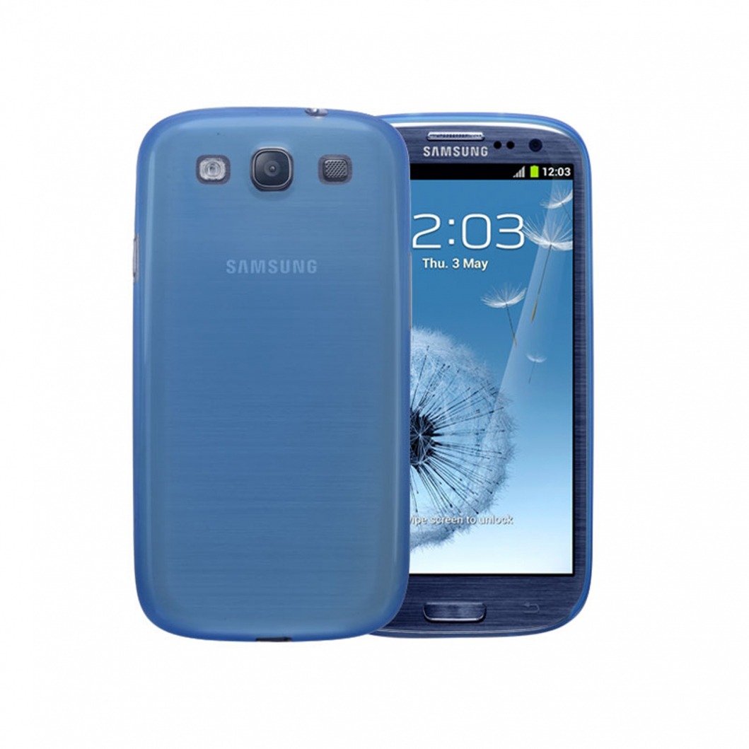 hoja explosión Esencialmente Carcasa Rígida Azul Samsung Galaxy S3 - DiscoAzul.com