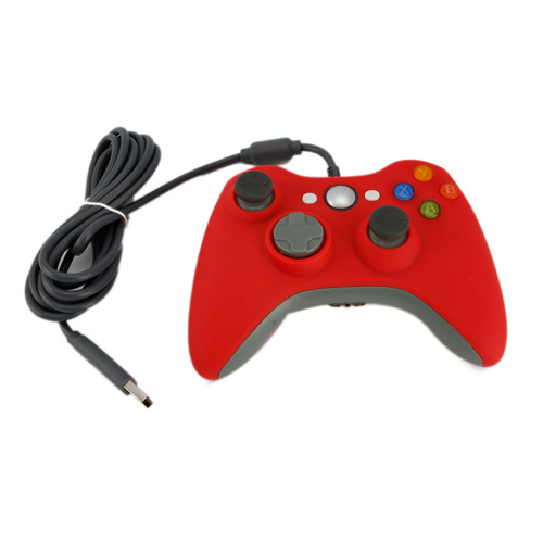 Mando Microsoft Xbox 360 Con Cable Color Rojo USB Wired Game Controller