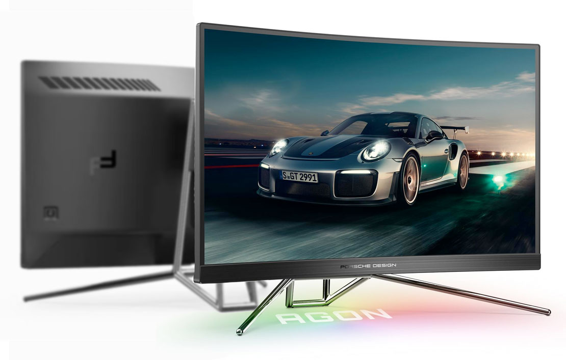 Monitor Curvo AOC Porche Desing Agon 27