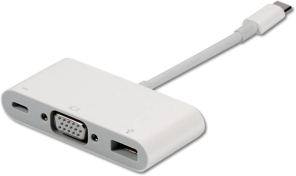 espacio Necesitar Mínimo Adaptador Apple MJ1L2ZM/A de USB Tipo C a VGA para MacBook