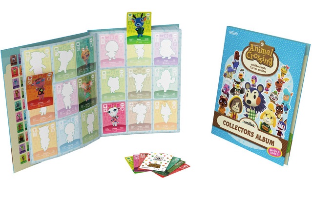 ALBUM ANIMAL CROSSING + 3 TARJETAS AMiiBO (SERIE 3)