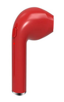 Bluetooth Headset Handsfree HBQ i7R Red