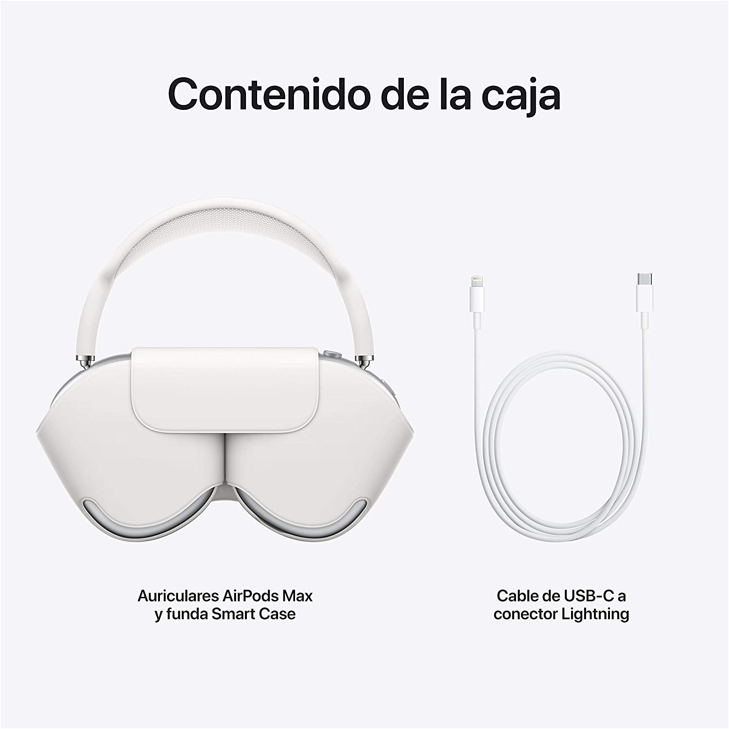 Auriculares Apple AirPods Max con funda Smart Case Plata