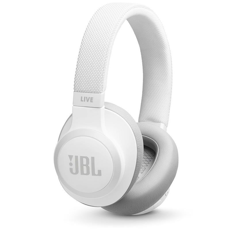 Auriculares Bluetooth JBL Live 650BTNC White 