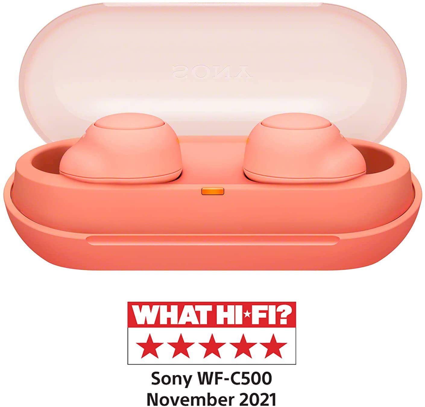 Auriculares Bluetooth Sony WF-C500 Naranja 