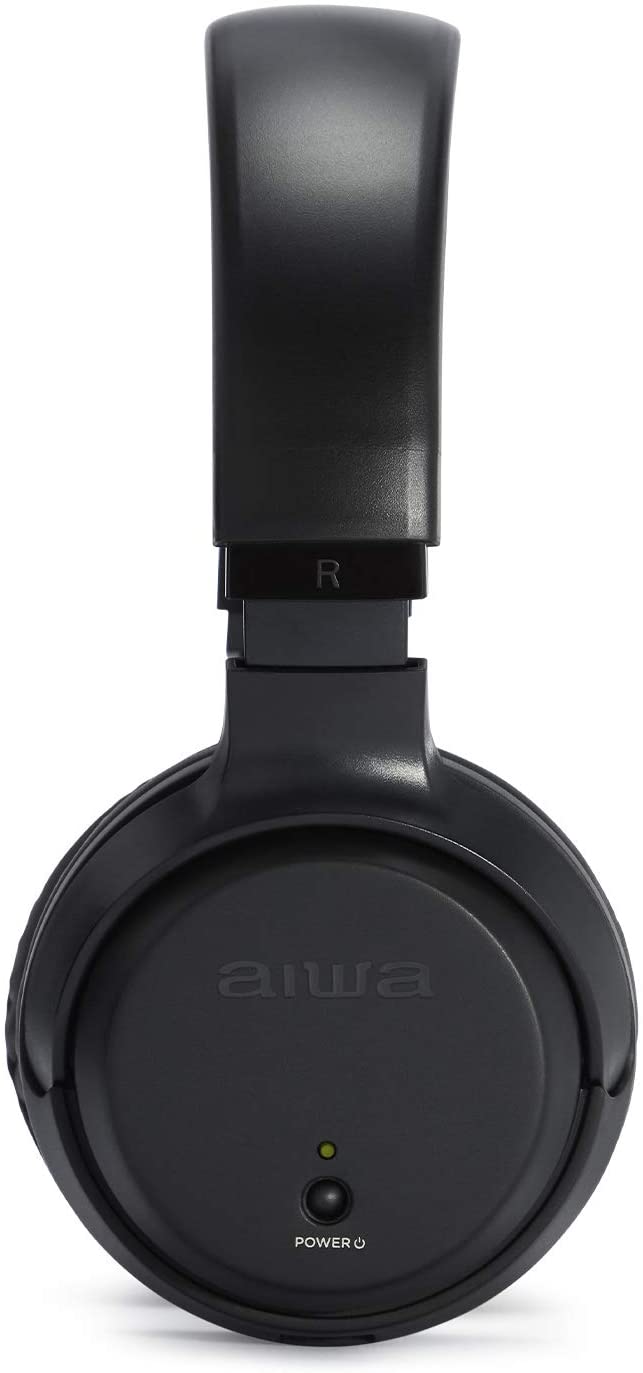 Auriculares inalámbricos de diadema AIWA WHF-880, color Negro