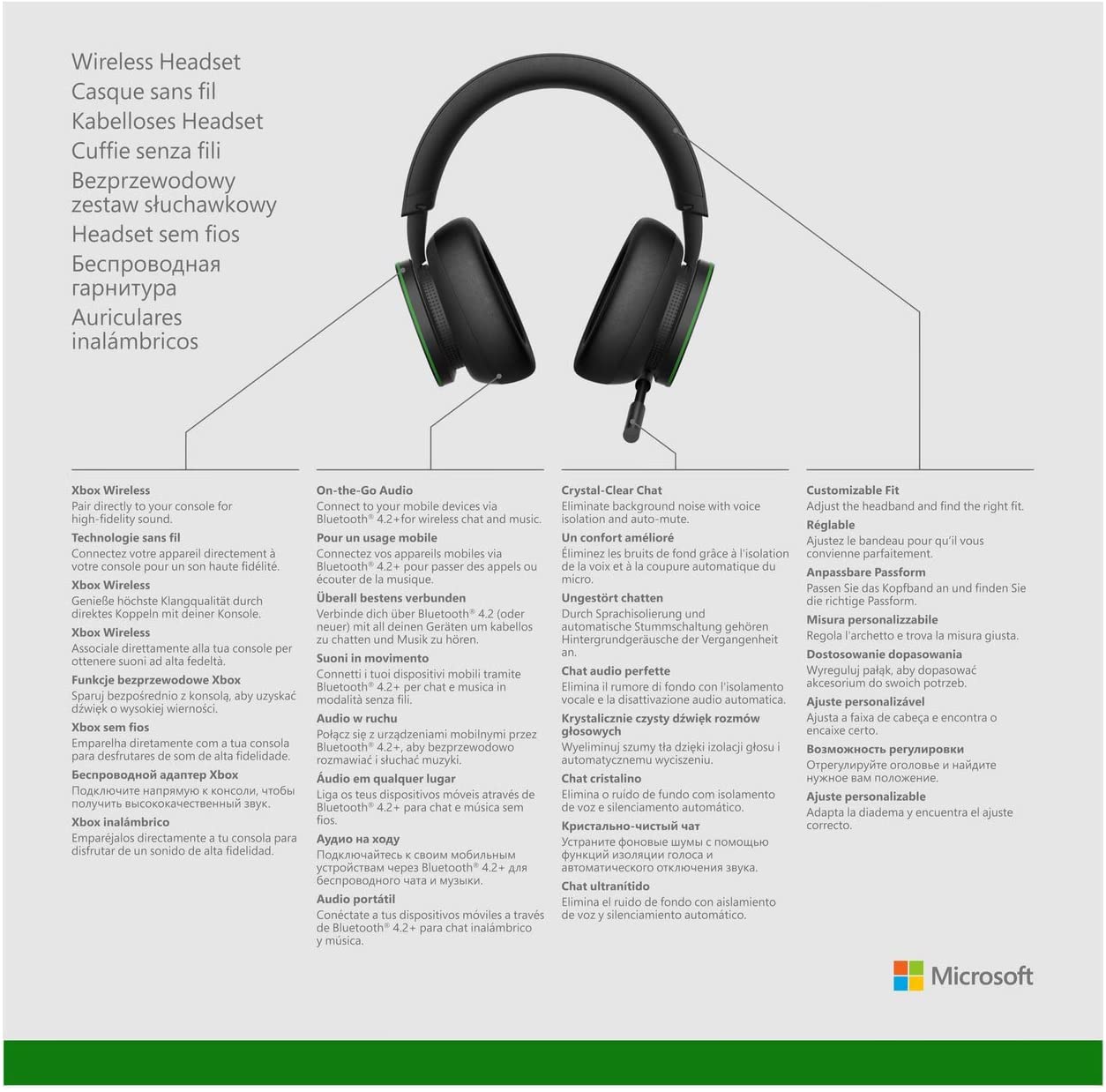 Auriculares Xbox Wireless Headset (Xbox One/Series/Windows 10)